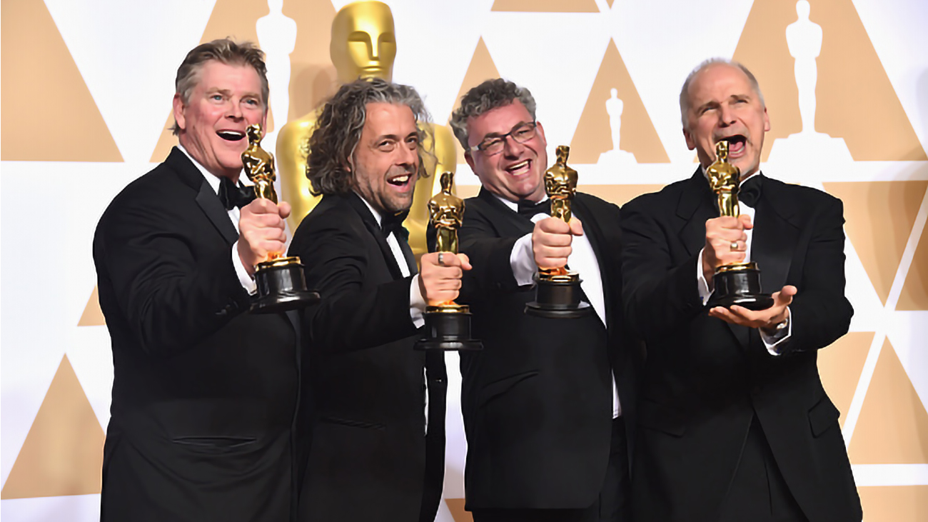 Blade Runner Crew Receiving Oscar