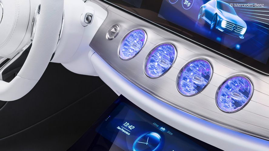 The future of automotive visualisation with real-time user interface with Mercedes
