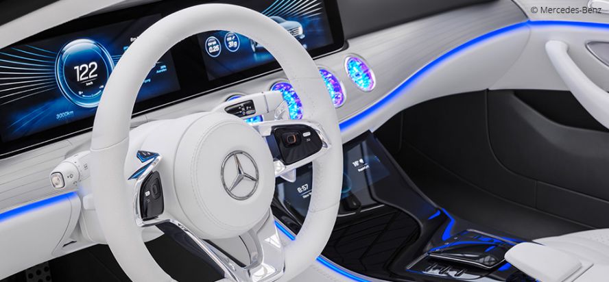 Mercedes and Foundry create automotive future with UI/UX for cars