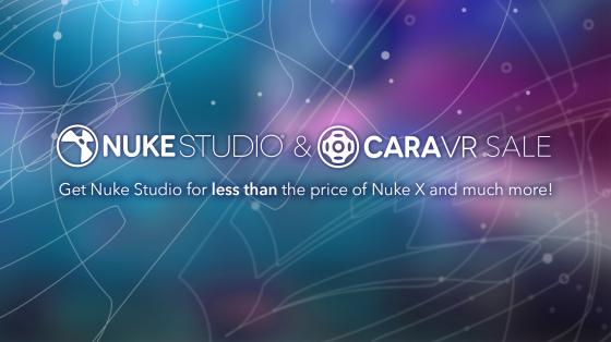 Cara VR and Nuke Studio discount promotion