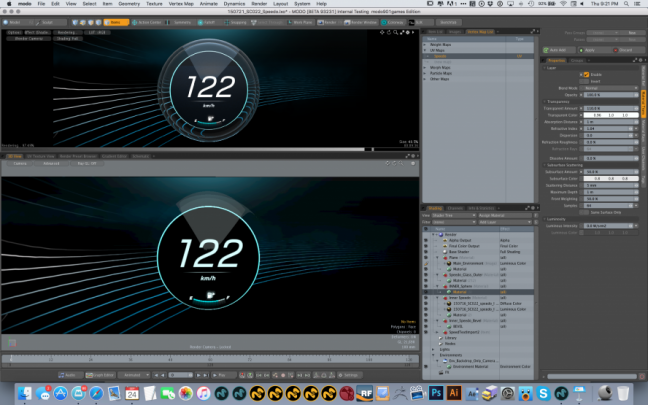 In car UI visualisation with Mercedes and Foundry